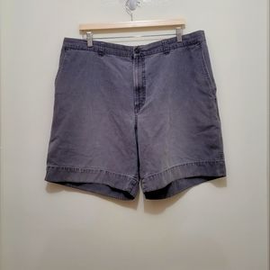 Columbia Shorts 38 Mens Gray Chino Pockets Cotton 7.5" Inseam Casual.